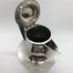 English silver metal teapot