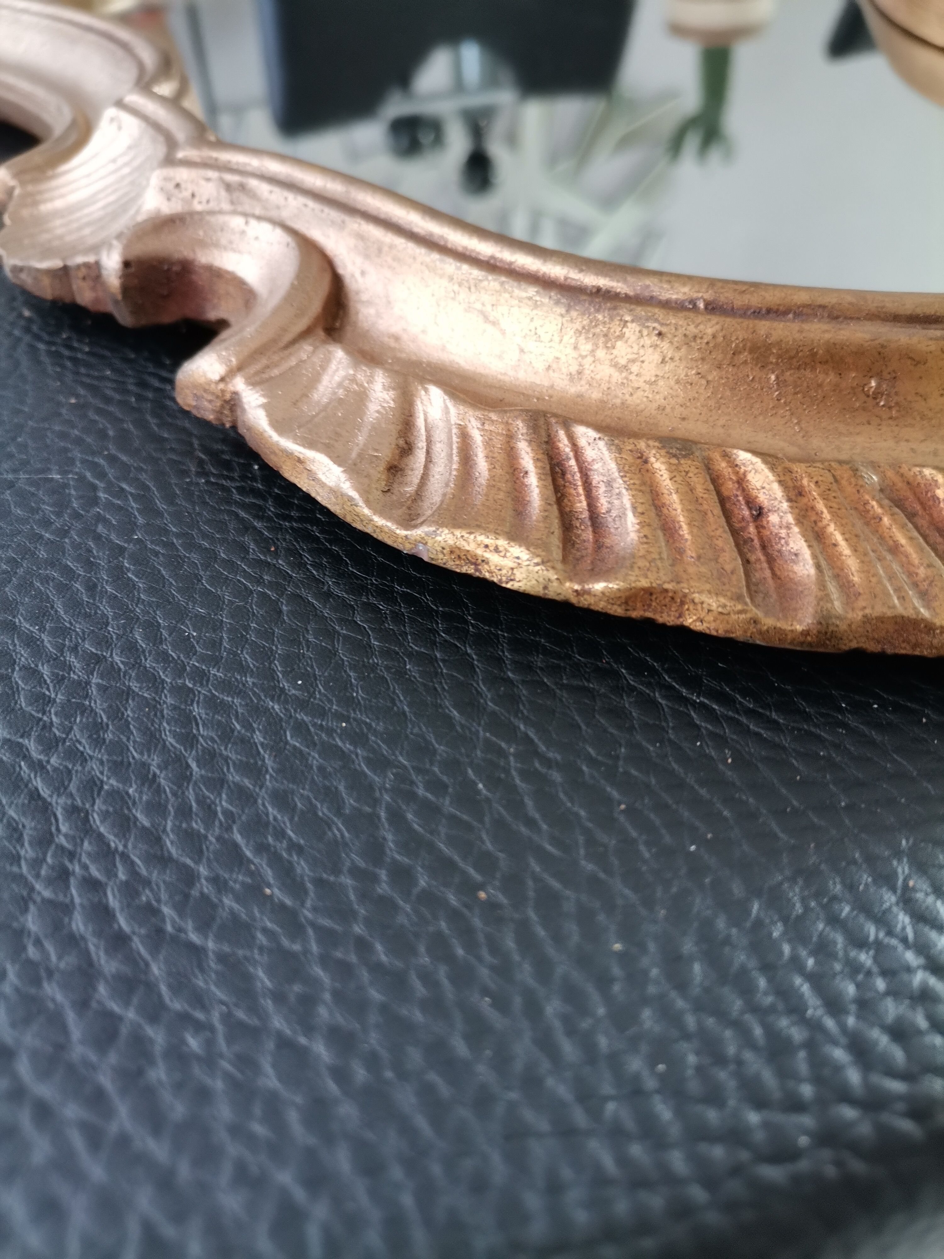 Gilded wood mirror 40x60cm