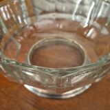 Vintage 70s glass caviar salad bowl