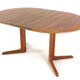 Table à manger extensible Silkeborg Round 1x - design danois en teck