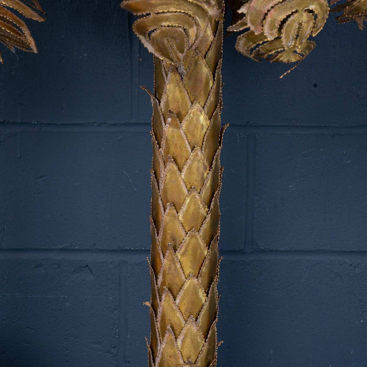 Lampadaire en palmier francaise du xxe siecle, christian techoueyres pour maison jansen