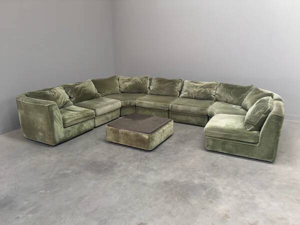 Large vintage modular sofa by Musterring, Germany 1970s
