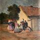 Tableau « un dimanche à la campagne «