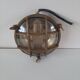Navy porthole wall lamp in brass made in italy