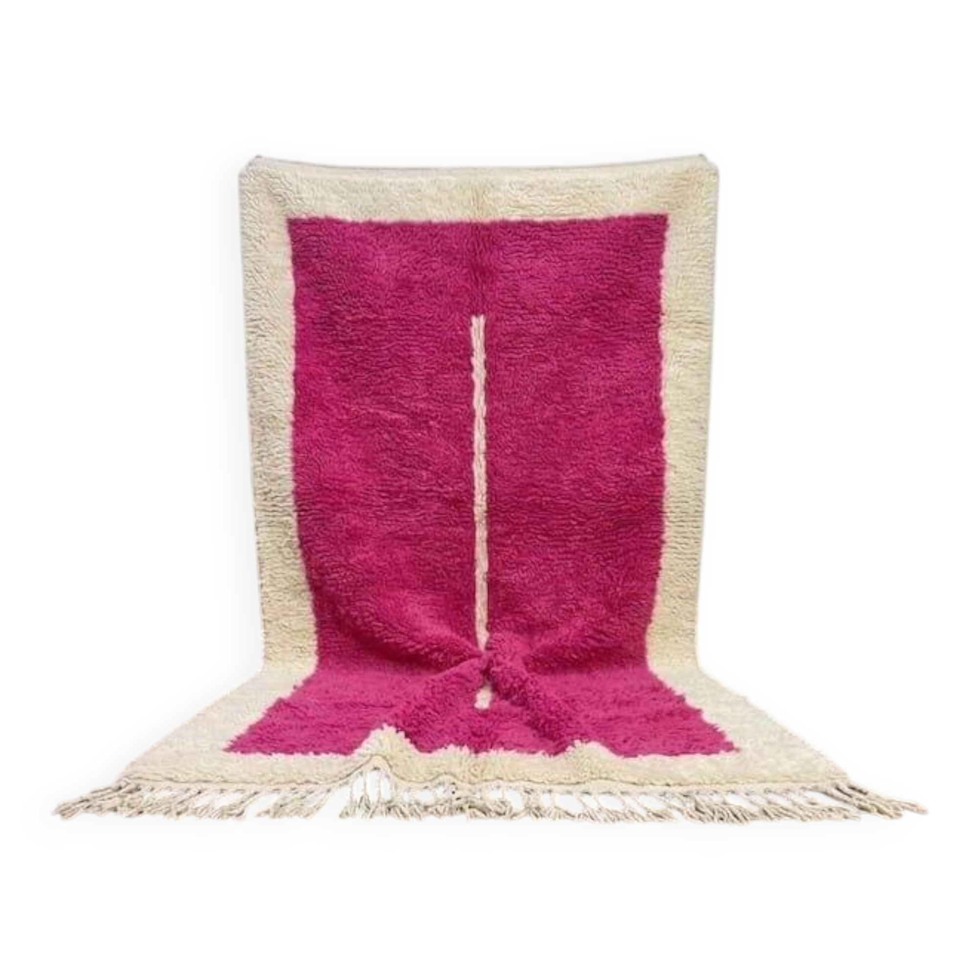 Handmade traditional pure wool rug 2/3 m