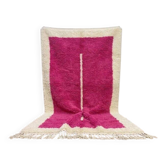 Tapis en laine pure fait main artisanale traditionnelle 2/3 m