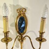 Louis XVI Wall Lamp Mirror Lucien Gau