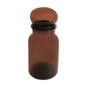 Amber apothecary flask