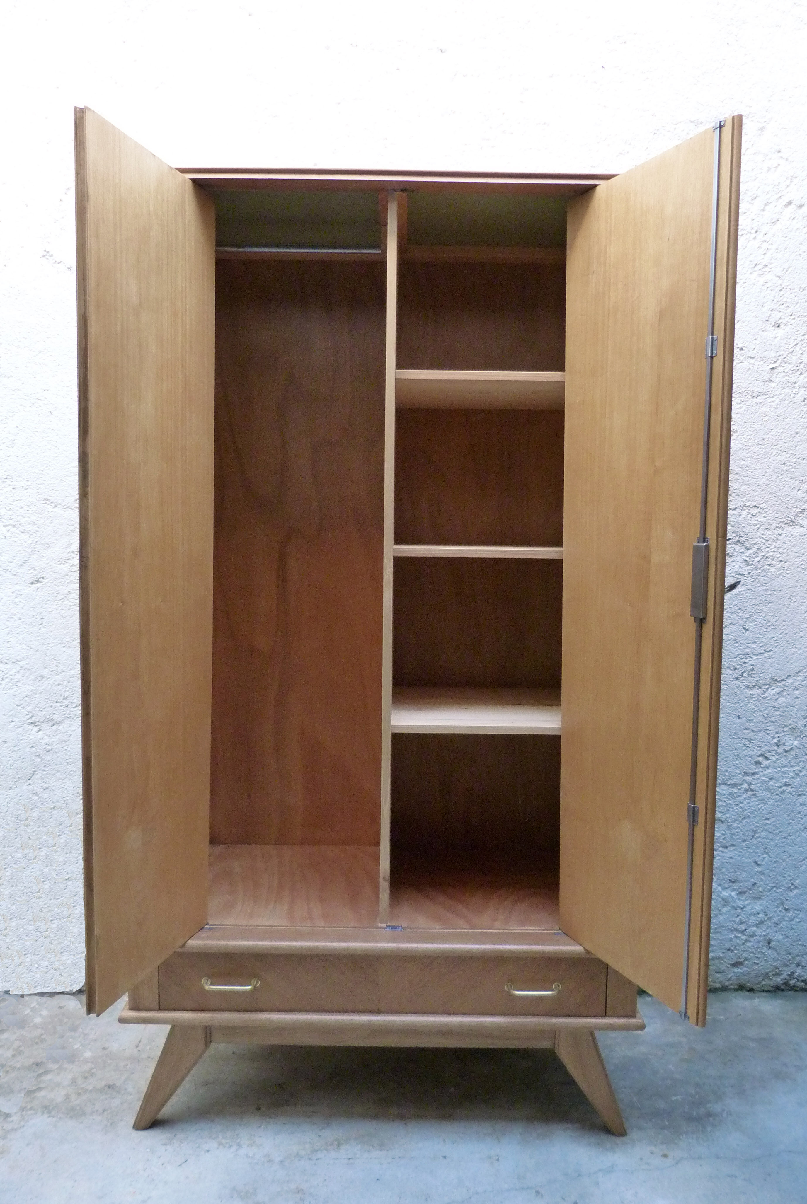 Vintage compass feet cabinet