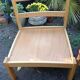 3 chauffeuses 1970 rouges et bois clair style scandinave