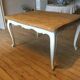 Antique dining table with extensions