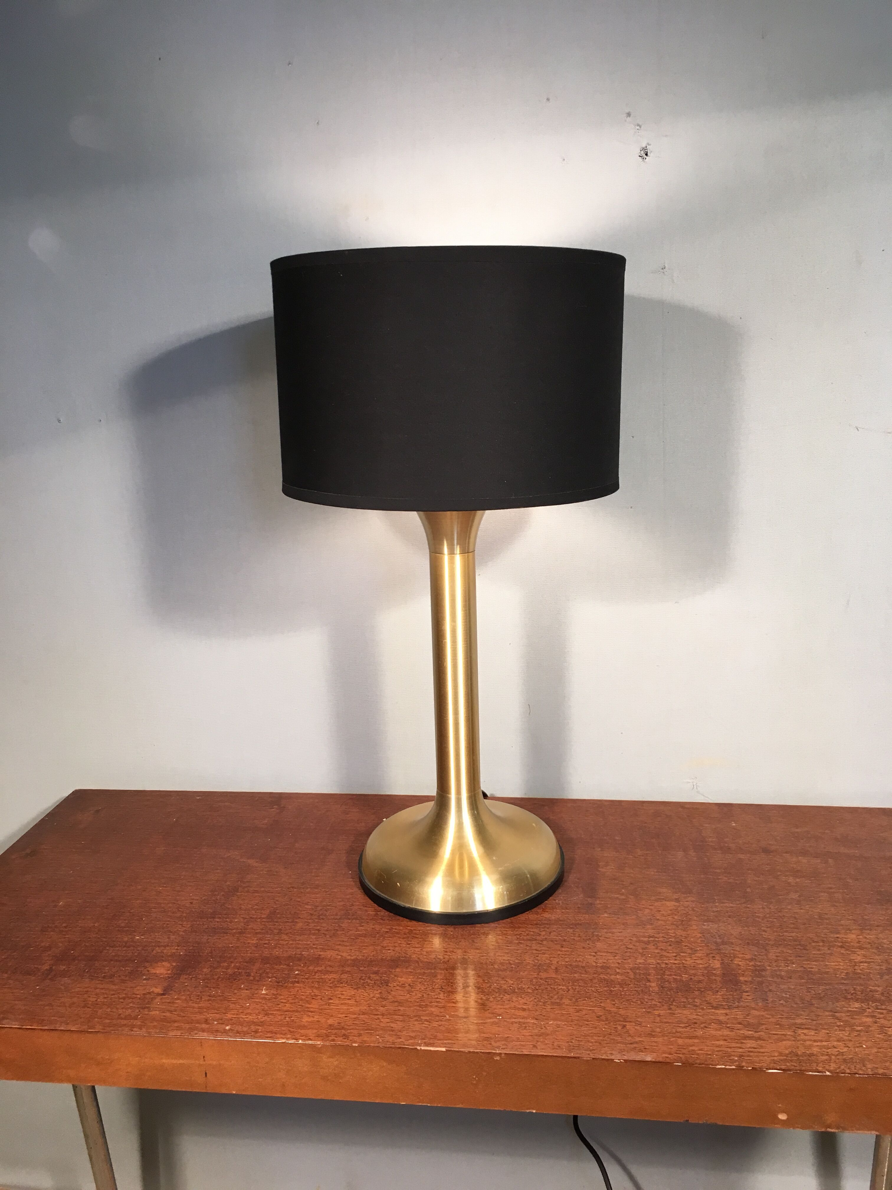 Lampe alu brossé 1970