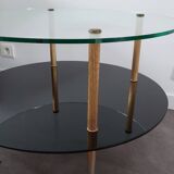Glass coffee table