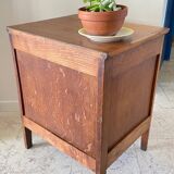 Oak bedside table from the 1950s