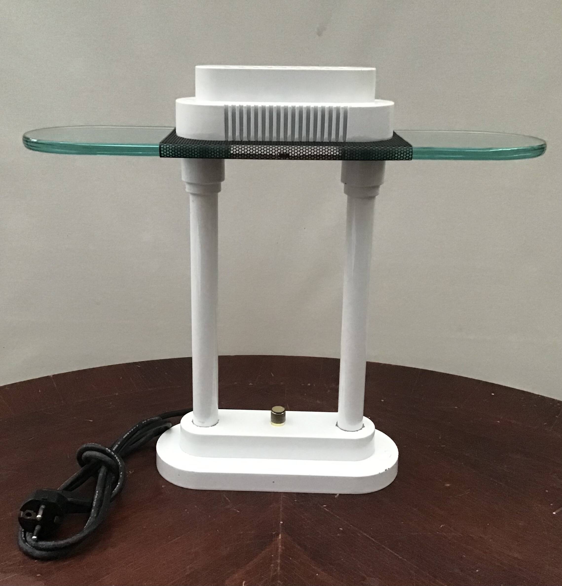 Vintage Robert Sonneman Table Lamp – Memphis Style – with Dimmer