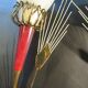 Pair of muguet sconces by Lunel 1950s