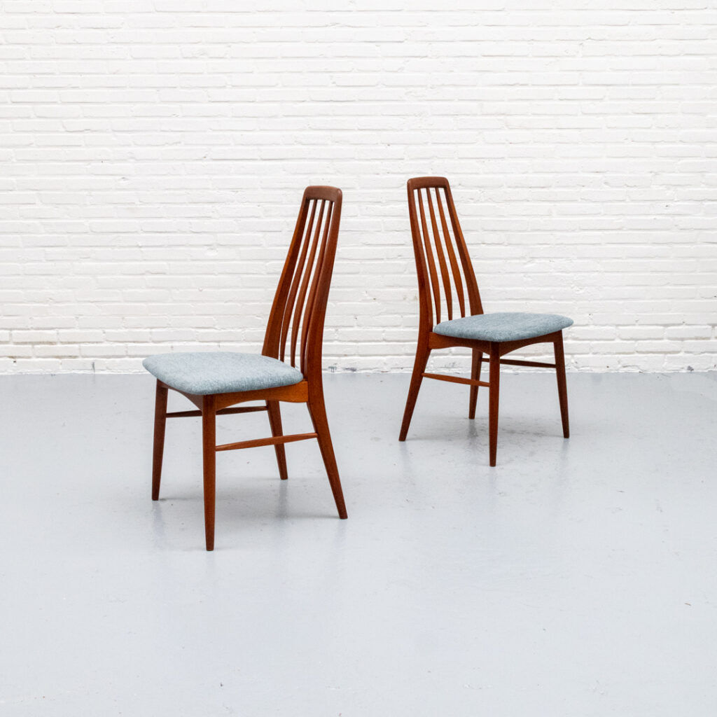 Set of 6 Niels Koefoed Eva Dining Chairs