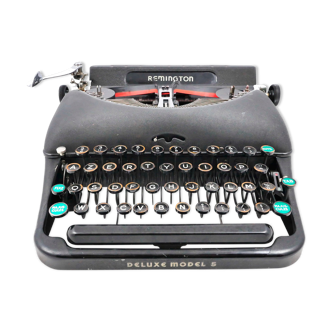 Remington portable Typewriter Deluxe model 5 revised new ribbon