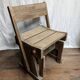 Two-sided church or business chair