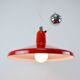 Vintage Red Meblo Manta Pendant Lamp