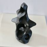 Free-form ceramic, painted black, 1969