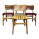 Set of four chairs, Denmark 1960