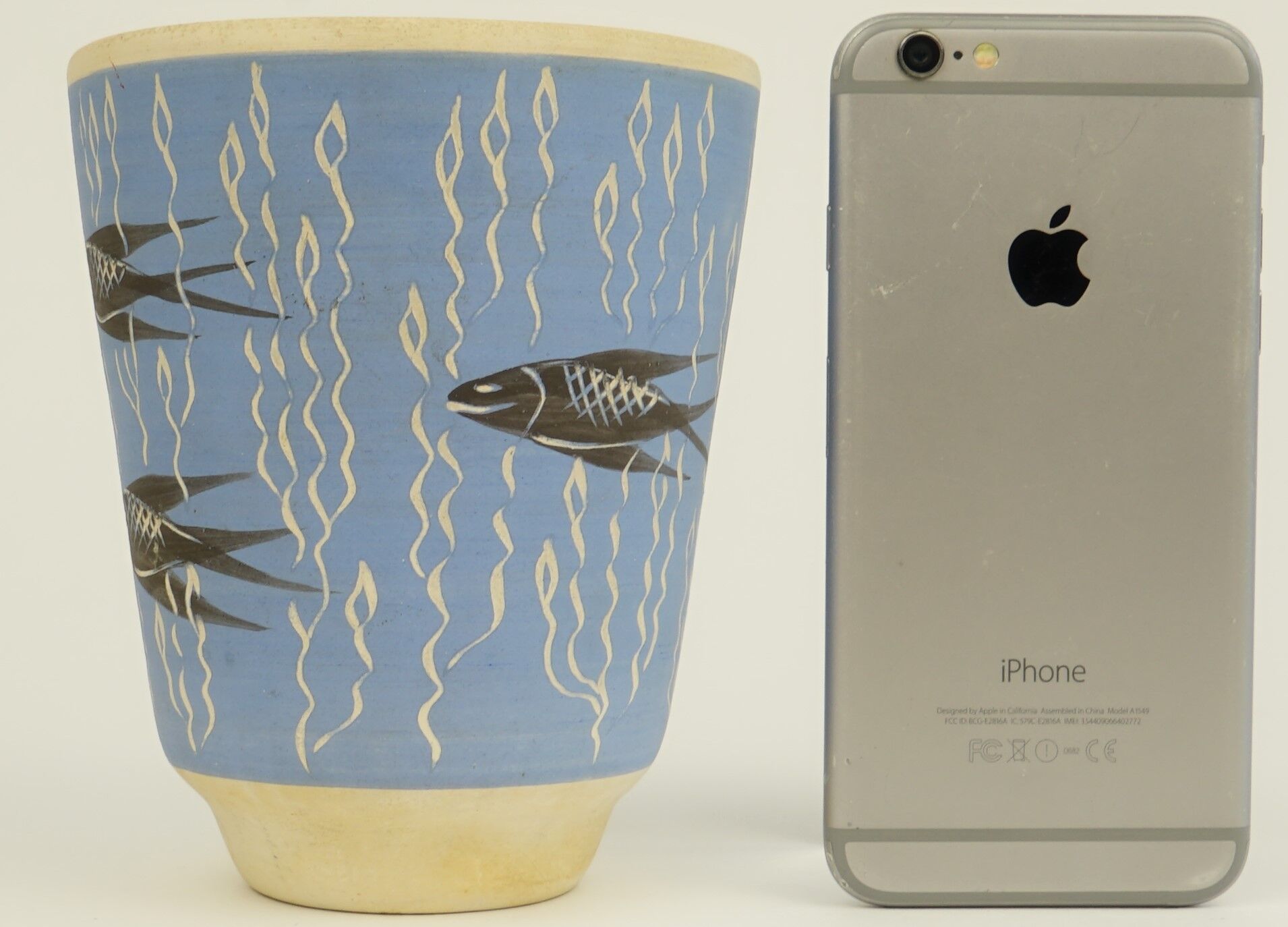 Vase céramique Bernard Moss Mevagissey pottery, Angleterre