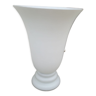 Lampe de bureau tulipe art déco en opaline