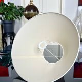 Vintage Living Room Lamp with Textile Shade - Vintage 1980s Modern Design