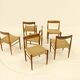 Set of 6 Rosewood Dining Chairs by H.W.Klein for Bramin, Denmark, 1960s