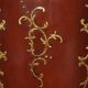 Vintage bar cabinet in baroque style, gilded wood, Italy, 20th century.