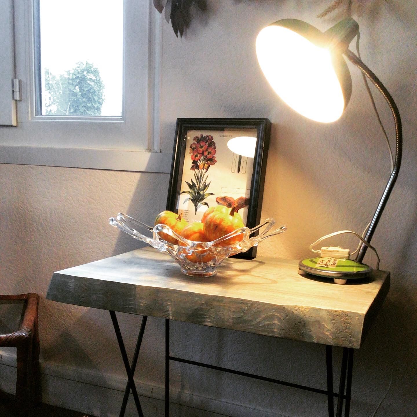 Solid wooden console