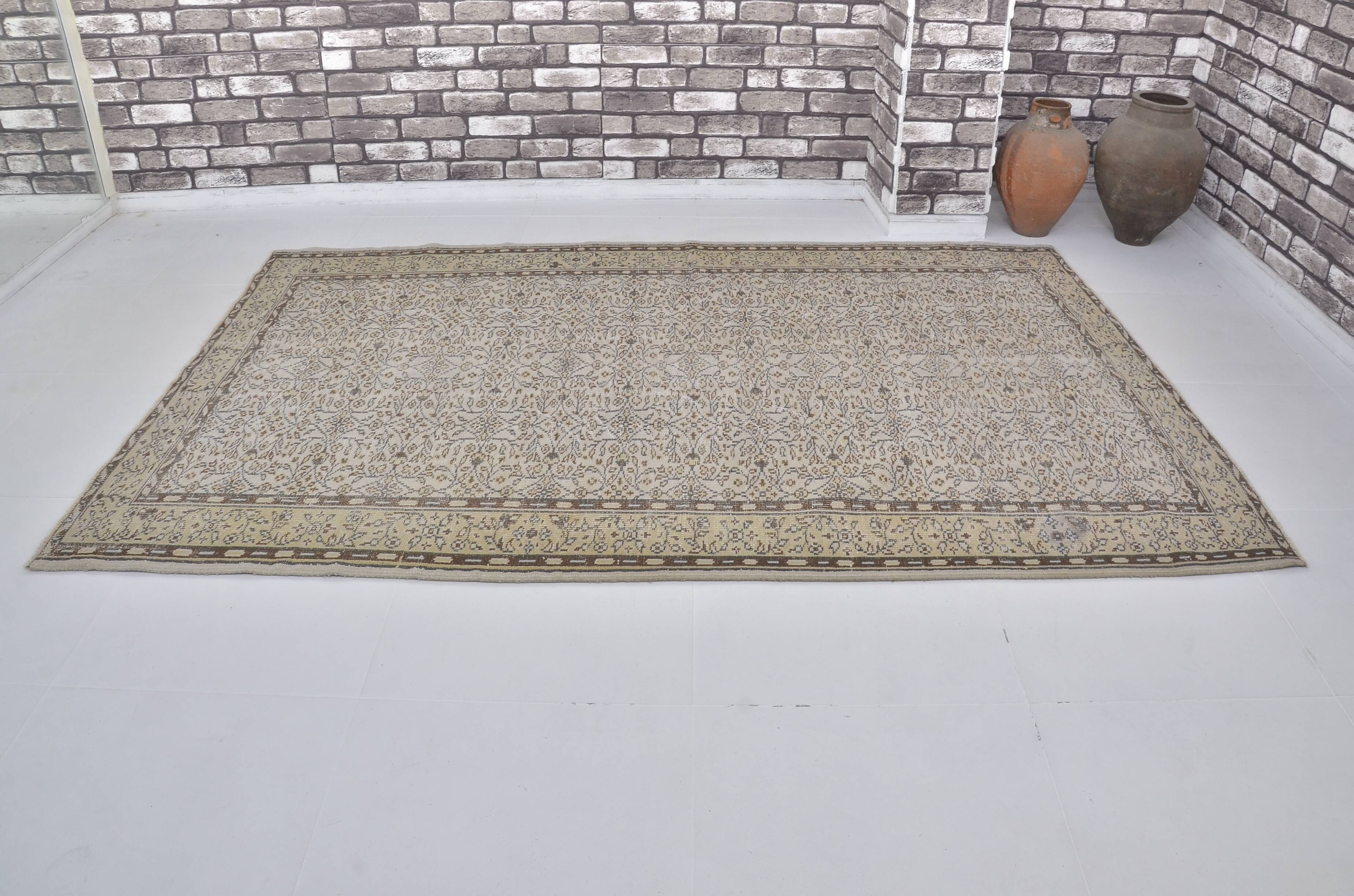Vintage Anatolian Oushak Rug sku1314