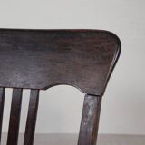 Oak desk chair, studio chair, height adjustable, 1930s