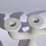 Vintage white Scandinavian chandelier