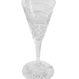 Hand-blown and cut crystal champagne flute, Josair, 1960s