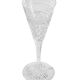 Hand-blown and cut crystal champagne flute, Josair, 1960s