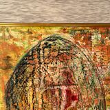 The tree, mixed media, signed Sandra Malheiros 2002