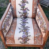 Paire de fauteuils style art déco à restaurer