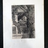 Lithograph in black - By Berlauts, Paris