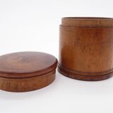Boite ronde en bois