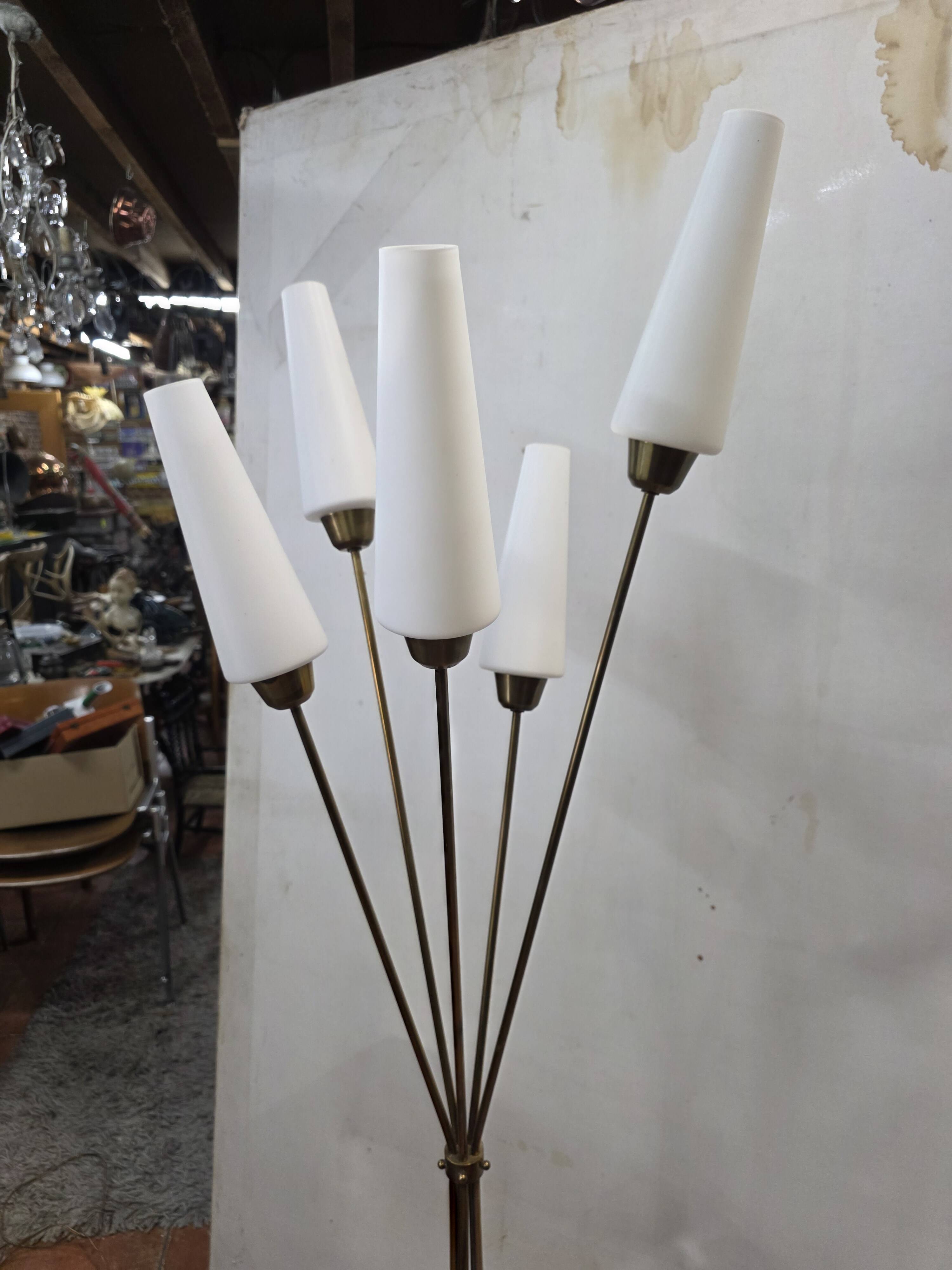 1960s five-light floor lamp