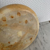 Vintage orange marble ashtray