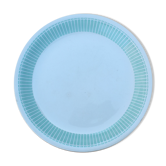 Plat vintage à décor bleu pastel