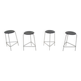 Arne Jacobsen for Fritz Hansen "M3170" stools, Denmark, 1967