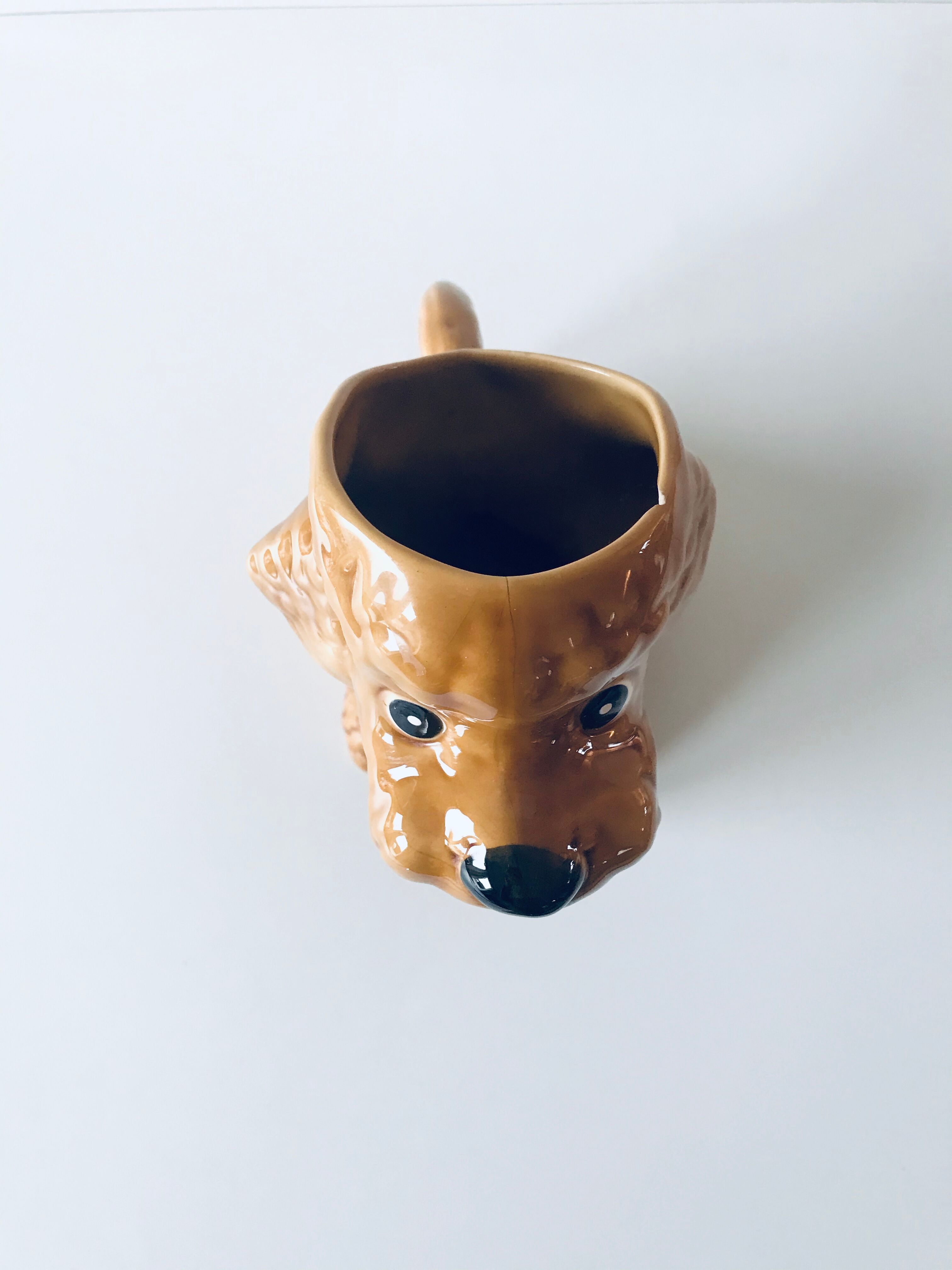 Ceramic poodle pitcher