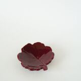 Slip leaf pocket emptier, Bordeaux, 1970 - 14 X 14 cm