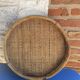Bamboo and wicker tray
