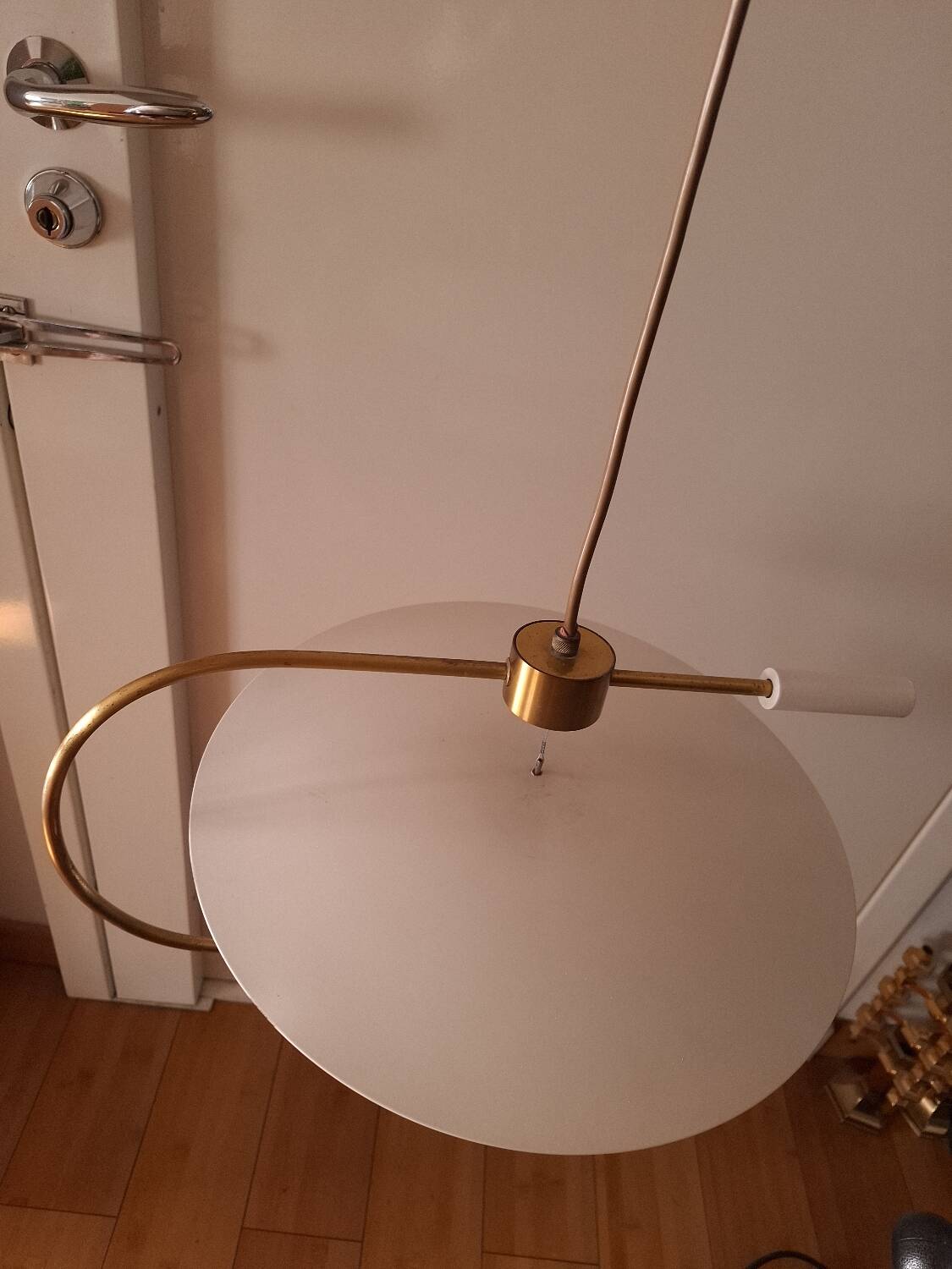 80'S pendant light house Lucien Gau