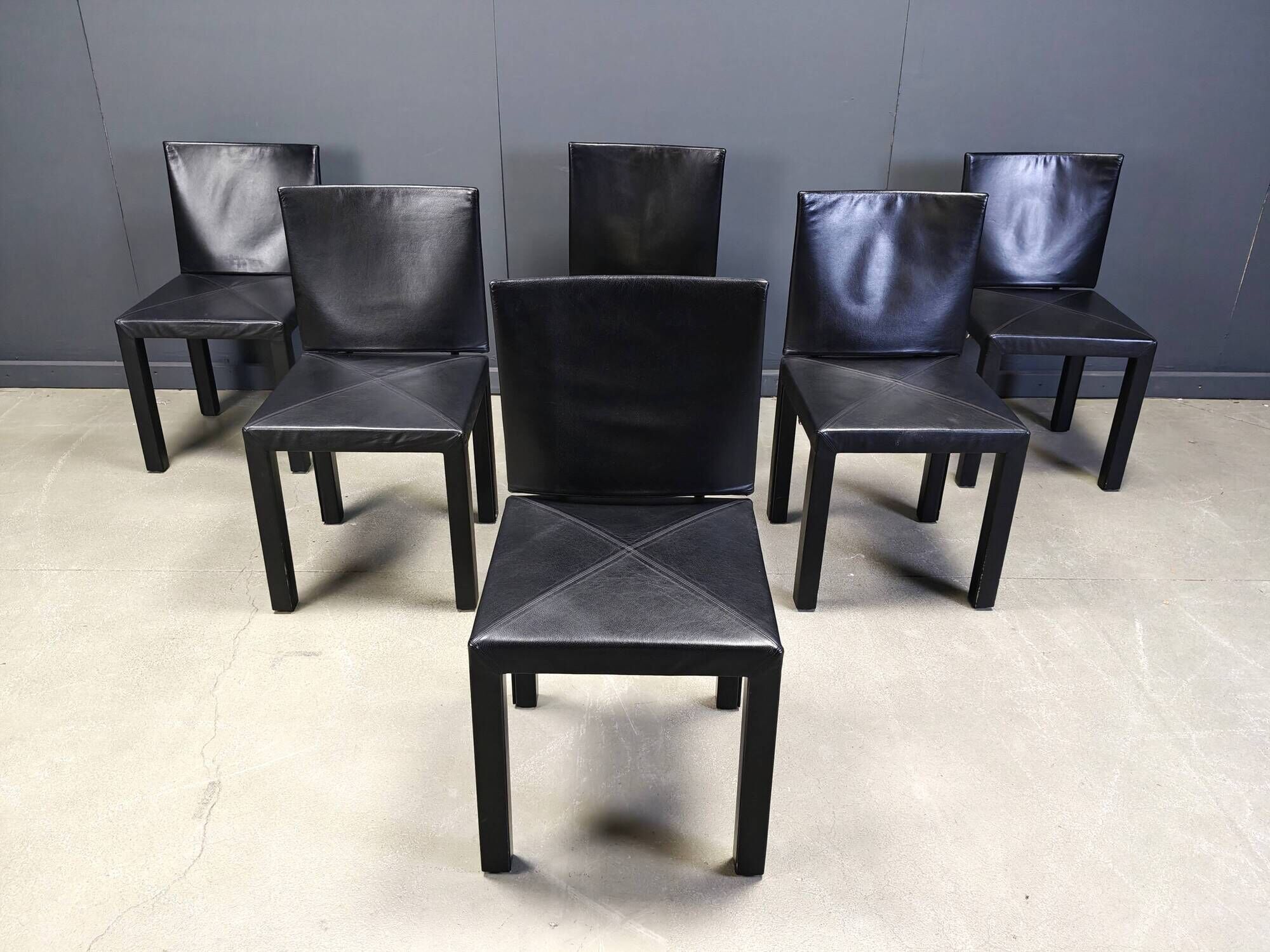 Arcadia dining chairs by Paolo Piva for B&B Italia set of 6
